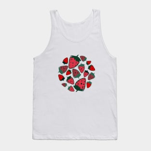 Strawberry red summer fruit Tank Top